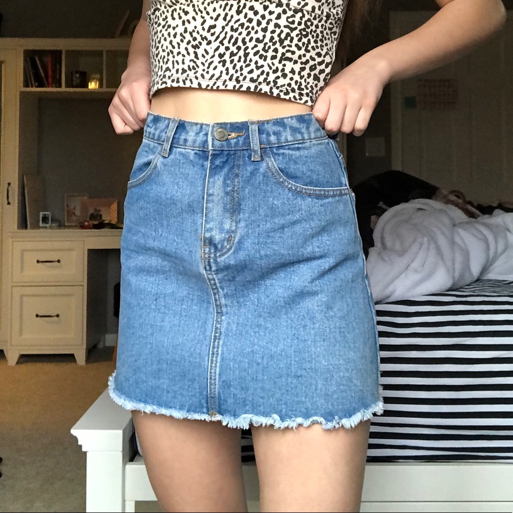 john galt jean skirt